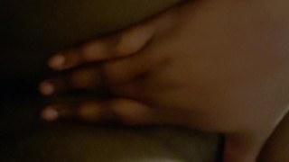 Touching myself and squirting in the bathroom