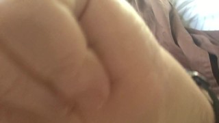 Step Aunt Gives Footjob arch joi from mature granny Taboo