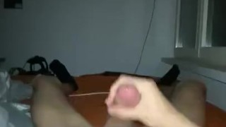 Shooting a massive load after not cumming for 4 days