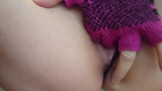 I'm so excited that I can't stop touching myself...