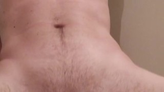 Horny slut rides the cum out on his dildo