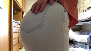 Farting in jeans 
