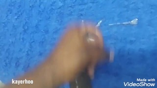 BIG BLACK COCK WET AND HARD CUMMING 