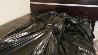 All Rubber latex Gimp slave