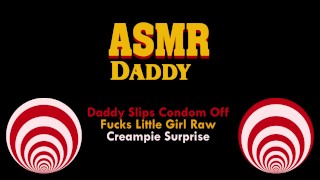 Audio Porn for Women - Daddy Takes Off Condom & Cums Inside Submissive Girl
