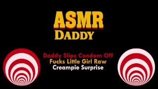 Audio Porn for Women - Daddy Takes Off Condom & Cums Inside Submissive Girl
