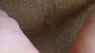 Desperate piss under desk and on chair 
