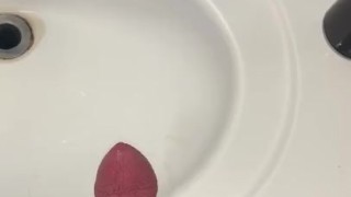 Stroking my cock till I cum