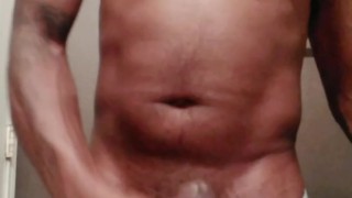 Strokin my dick at my gf sister house