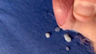 Slow Motion Milking My Delicious Dick Masturbation Cum 