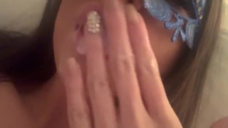 Watch Me Scoop & Savor My Pussy Cream