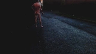 Naked roadside early morning 