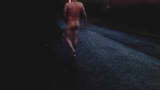 Naked roadside early morning 