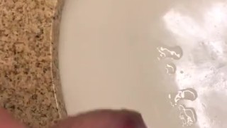 Shooting huge load 