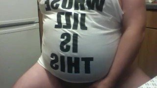 Cumming In Peaches Vest