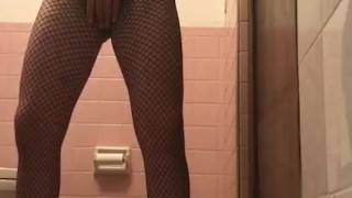 Hot Skinny Punk Guy Models Some of his Fiancés Lingerie