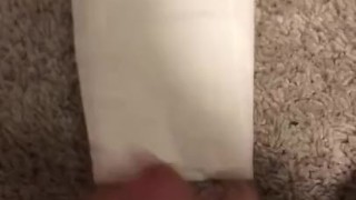 Sissy in cute panties wanking and cumming!!!