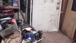MORE Chainsaw antics in white thong per custom request