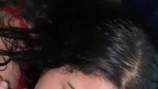 BBW Sloppy blowjob and titty fuck