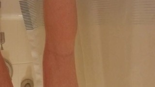  shaving balls, finger in ass
