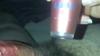 Jacking off with Jeffree Star liquid highlighter 