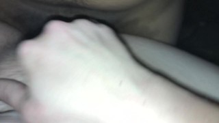 Hairy white pussy pounded by BBC