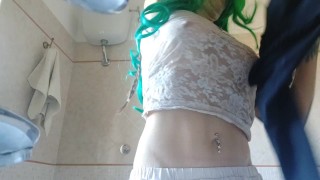 la mia bocca piena di bianco