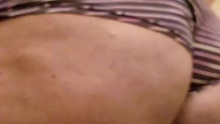 Trying on my new underwear and twerking, jiggling my fat ass