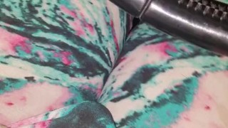 Driving in town, vibrator in pants! Getting off!