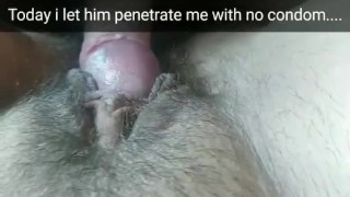 First no-condom sex (Bareback) with my old stepdaddy! [Snapchat]