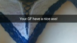 Rubbing my cock on you girlfriend ass! [SnapChat]