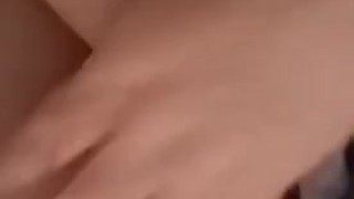 SSBBW playing with her big boobs and moaning