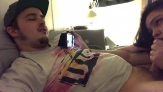 My Partner as They Themself Giving Me a Blowjob