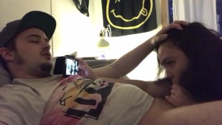 My Partner as They Themself Giving Me a Blowjob
