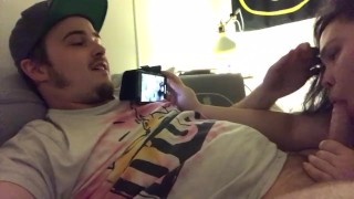 My Partner as They Themself Giving Me a Blowjob