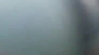 Cute chubby teen rubs pussy