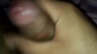 Playing with my cum