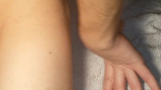 Skinny huge anal gape closeup