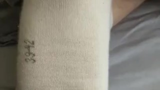  White ankle socks 