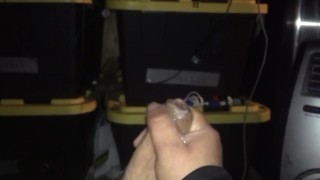 Long distance cumshot rubNTug