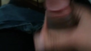 Big dick stroking until cum