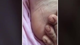 @tici_feet tici feet IG tici_feet taking off the polish (preview)