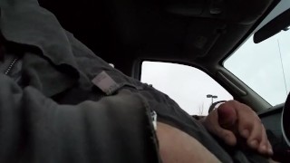 Cumming in Walmart parking lot 