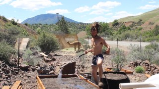 Dirty Boy Showers Off With The Hoes & Sprays Down Some Seed