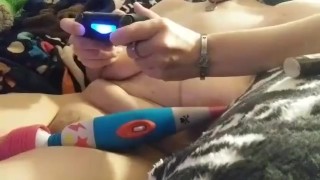 Masturbating while playing Overwatch
