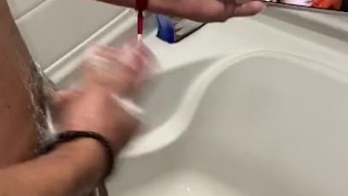 My Roommate is addicted to watching my videos and playing w his big cock