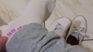 @tici_feet IG tici_feet tici feet taking off shoes and socks