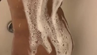 Caught her taking a shower 