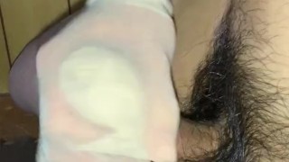 亀頭オナニーで射精　2/4