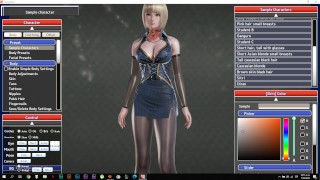 Setting up my virtual girl to have sex in HONEY SELECT
